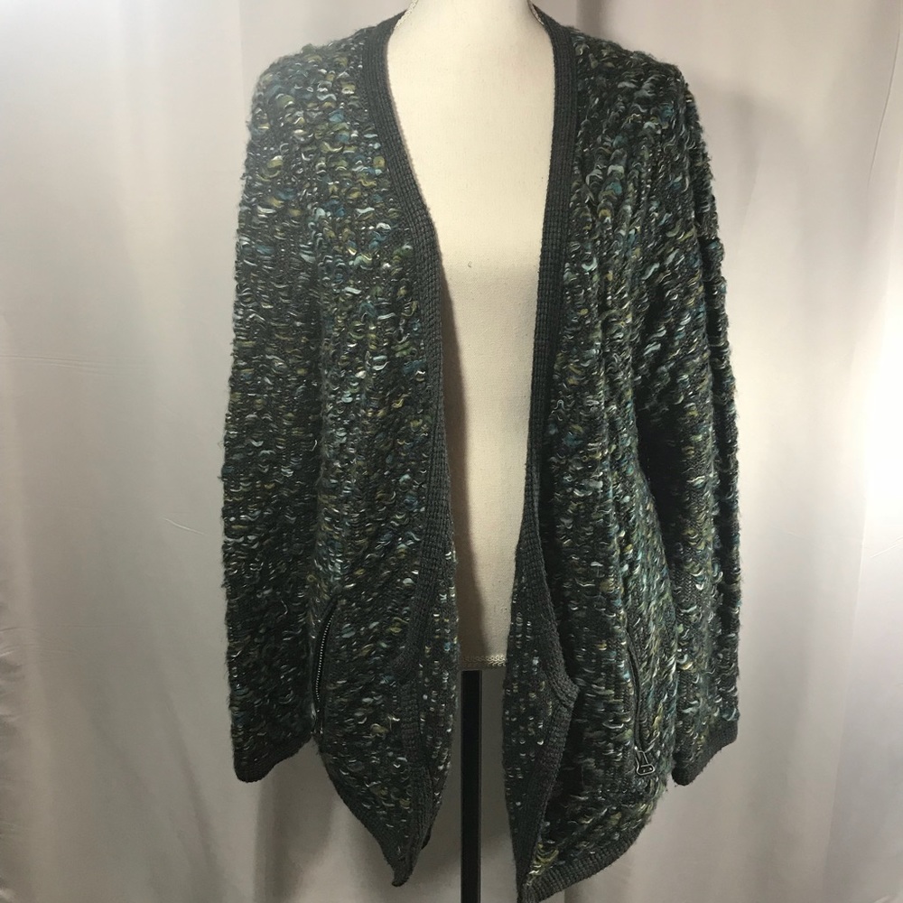 MOTH Anthropologie chunky Wool knit Cardigan